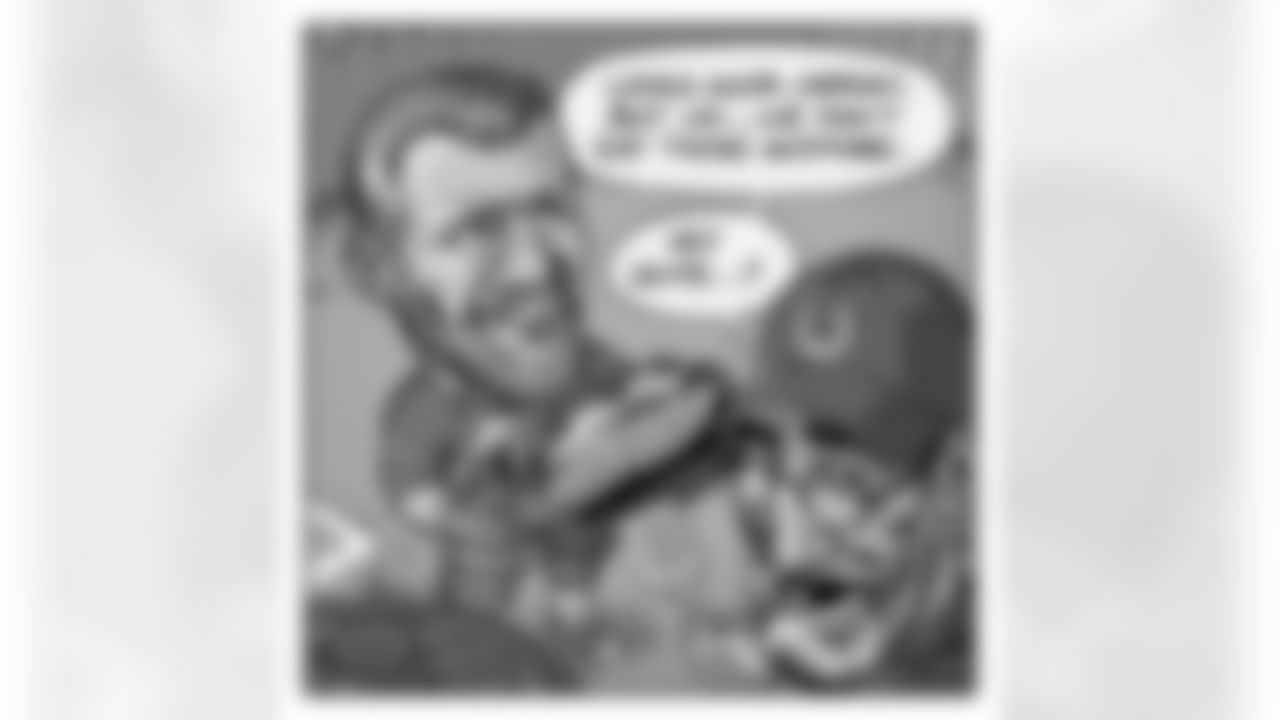 Reich: "Looks good, Carson. But, uh...we don't eat those anymore. Hey guys?"
Carson Wentz, Frank Reich