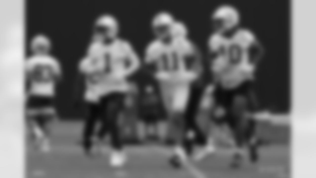 1 WR Parris Campbell, #11 WR Michael Pittman Jr., #10 WR Dezmon Patmon
