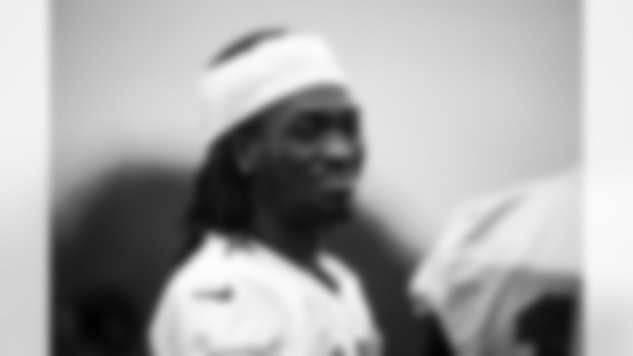 16 WR Ashton Dulin,
Players train during OTAs of offseason workouts.