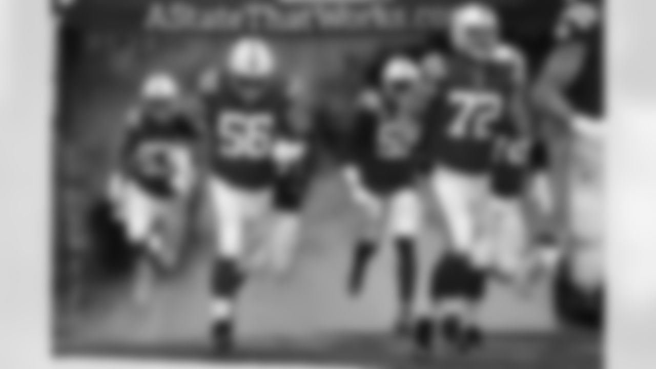 56 C/G Quenton Nelson, #72 T/G Braden Smith