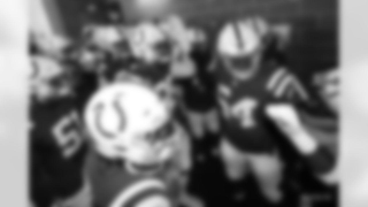 51 DE Kwity Paye, #99 DT DeForest Buckner, #54 DE Dayo Odeyingbo, #90 DT Grover Stewart