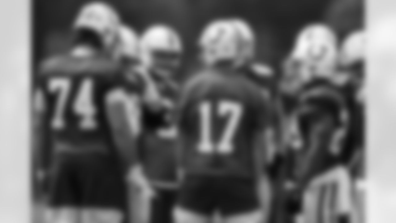 17 QB Philip Rivers, #74 T Anthony Castonzo, #28 RB Jonathan Taylor