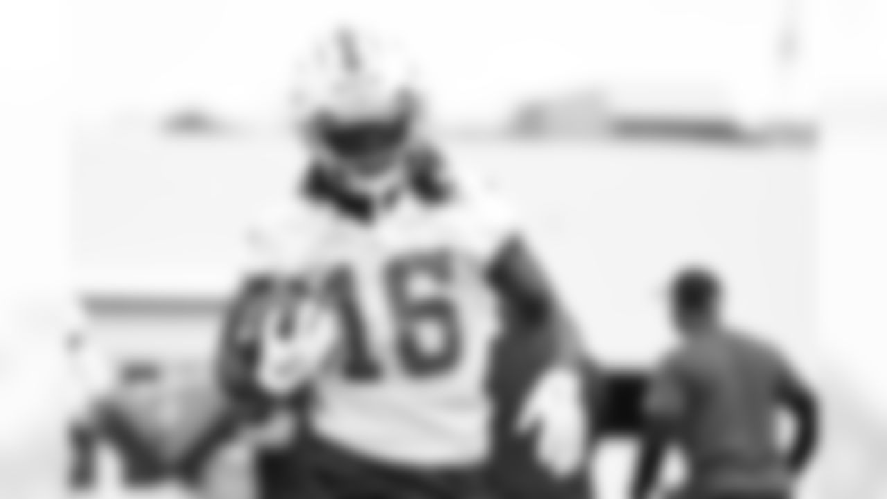 16 WR Ashton Dulin
Players train during Phase III of offseason workouts.
