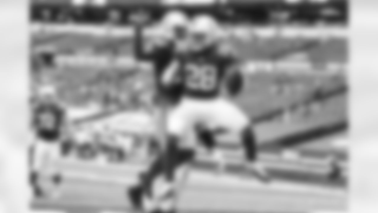 14 WR Zach Pascal, #28 RB Jonathan Taylor