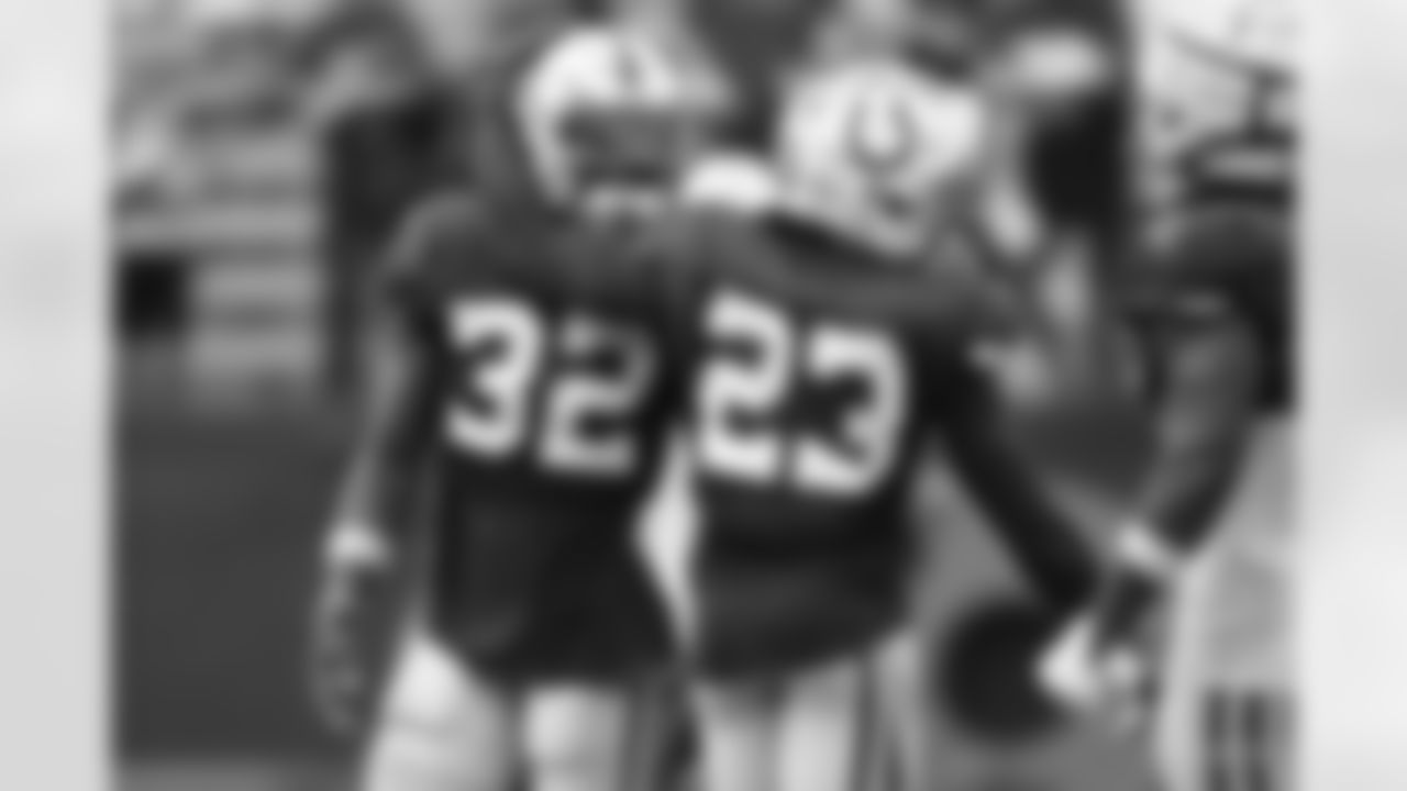 32 S Julian Blackmon, #23 CB Kenny Moore II