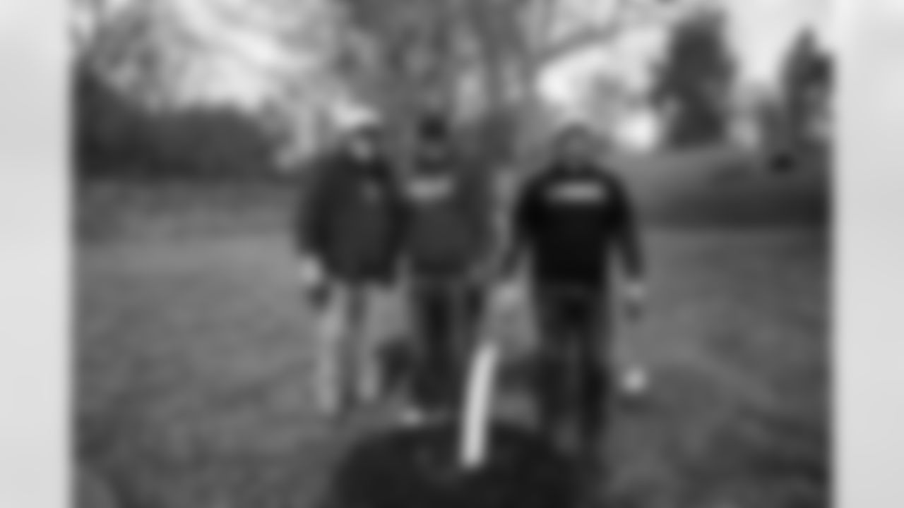 The Indianapolis Colts activated its new Touchdown for Trees program by joining volunteers from Coke Consolidated, Meijer and Keep Indianapolis Beautiful to plant more than 100 trees along the Fall Creek Greenway on the city's northeast side.