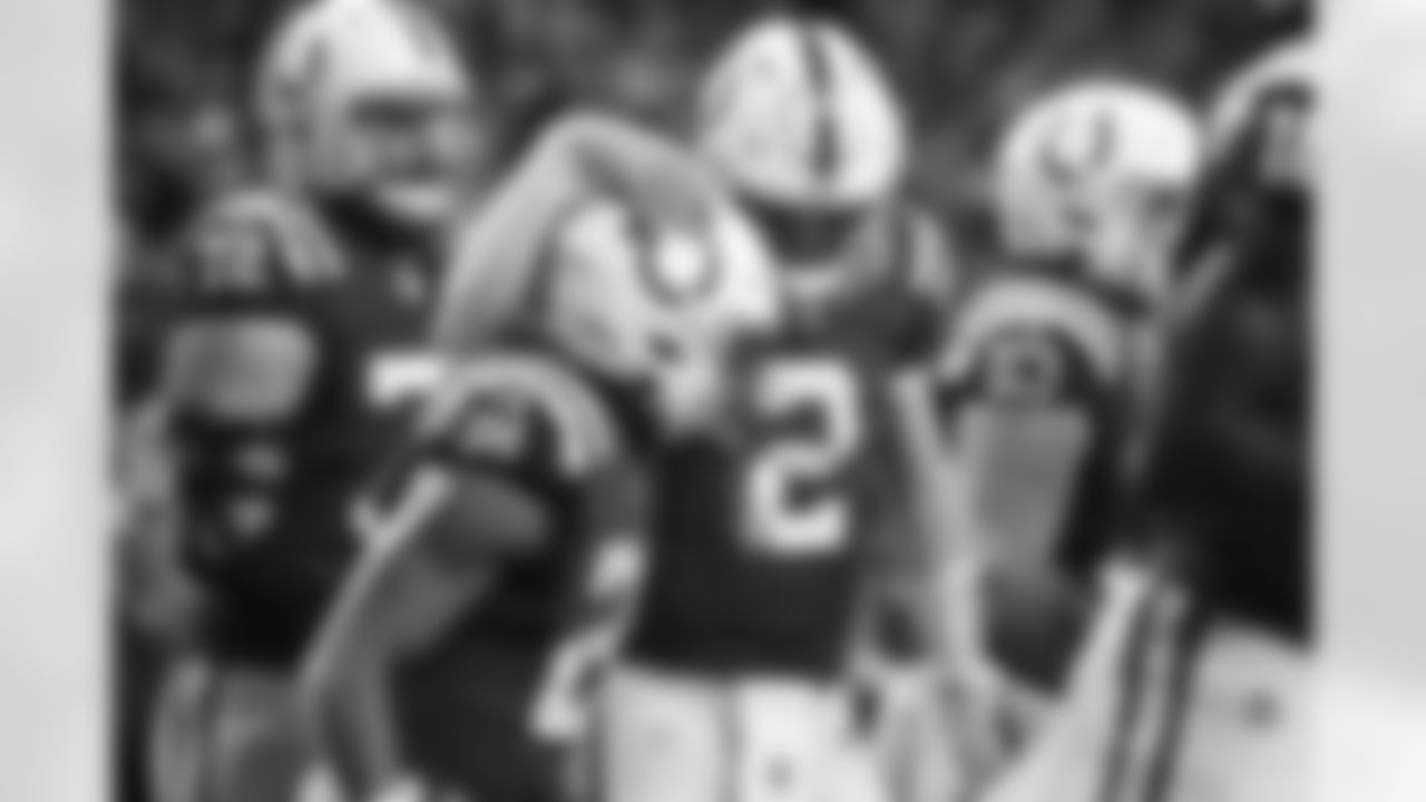 21 RB Nyheim Hines, #2 QB Carson Wentz