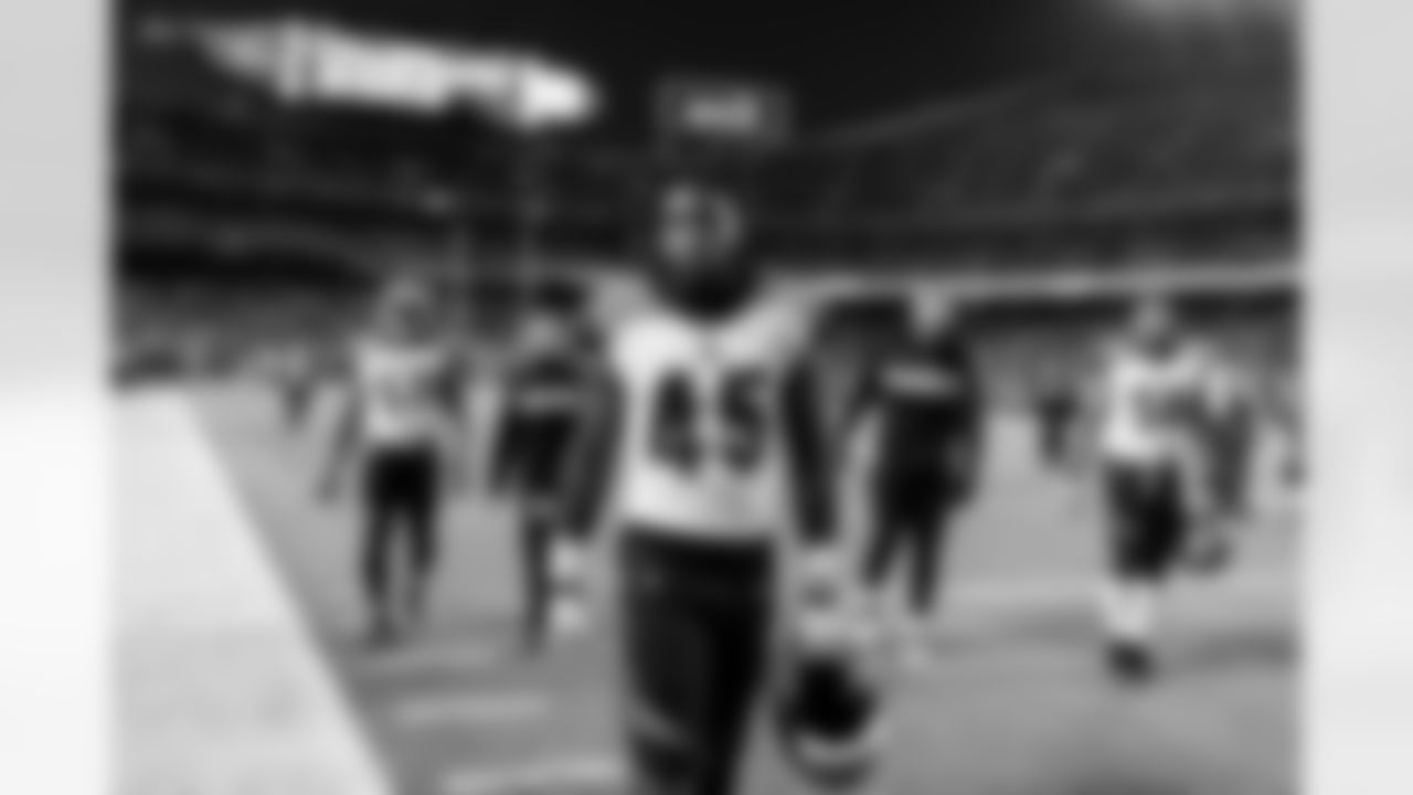 Cincinnati Bengals linebacker Malik Jefferson (45) during an NFL regular season game against the Kansas City Chiefs on Sunday, Oct. 21, 2018 in Kansas City, Mo. The Chiefs won, 45-10. (Ric Tapia via AP)