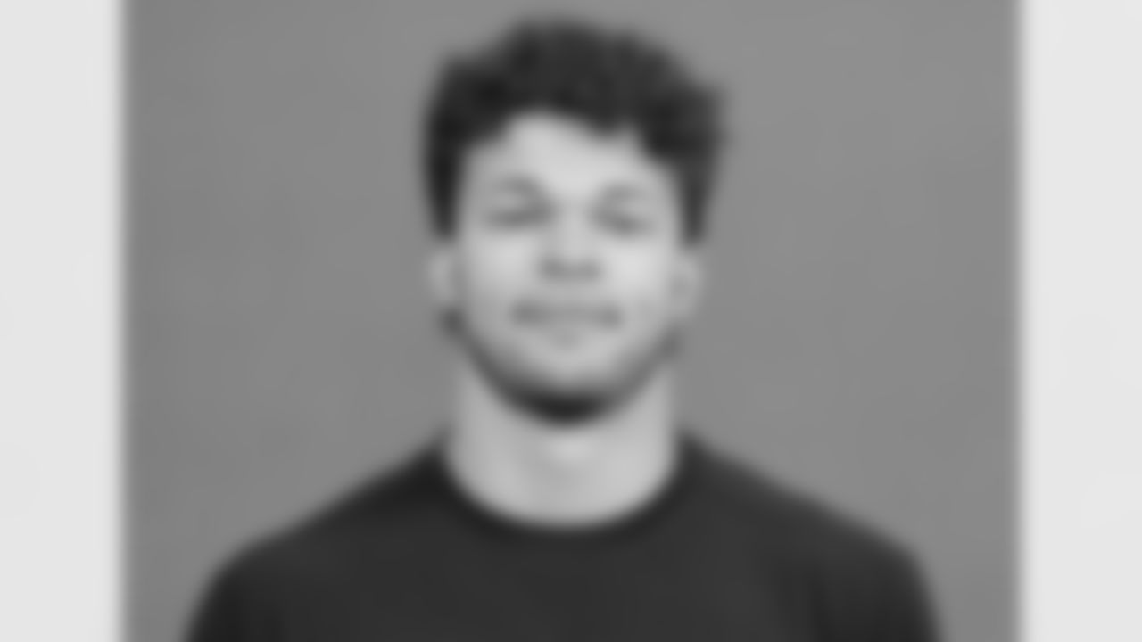 BYU quarterback Jaren Hall poses for a portrait at the NFL football Combine on Wednesday, March 1, 2023 in Indianapolis. (AJ Mast/AP Images for the NFL)