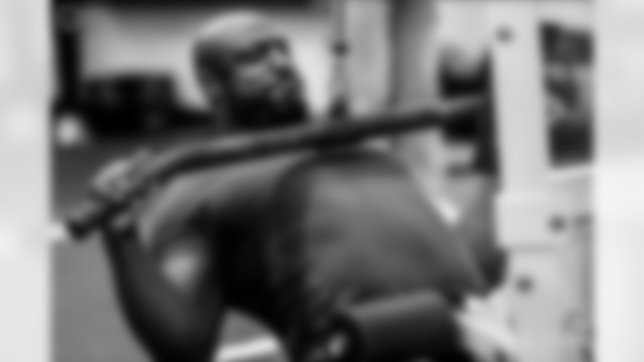 The O & D line hit the weight room for the first time during Phase I of their offseason workouts.