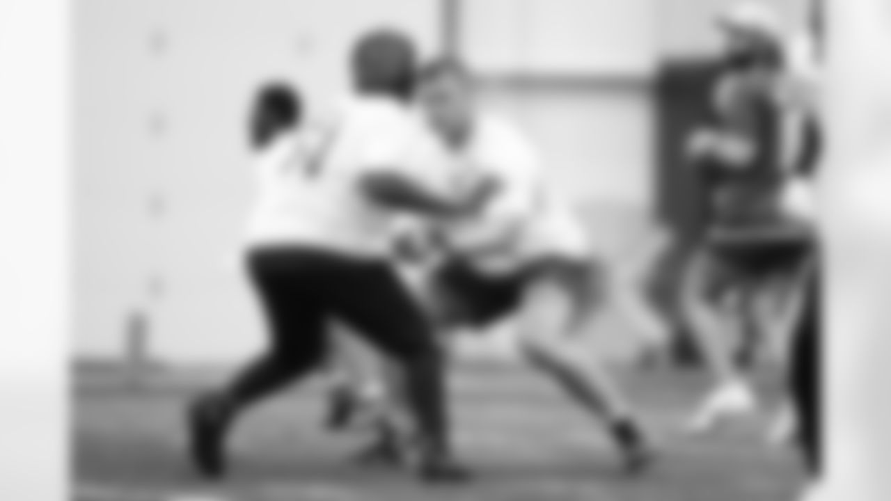 79 T Bernhard Raimann
Players train during Phase II of offseason workouts.