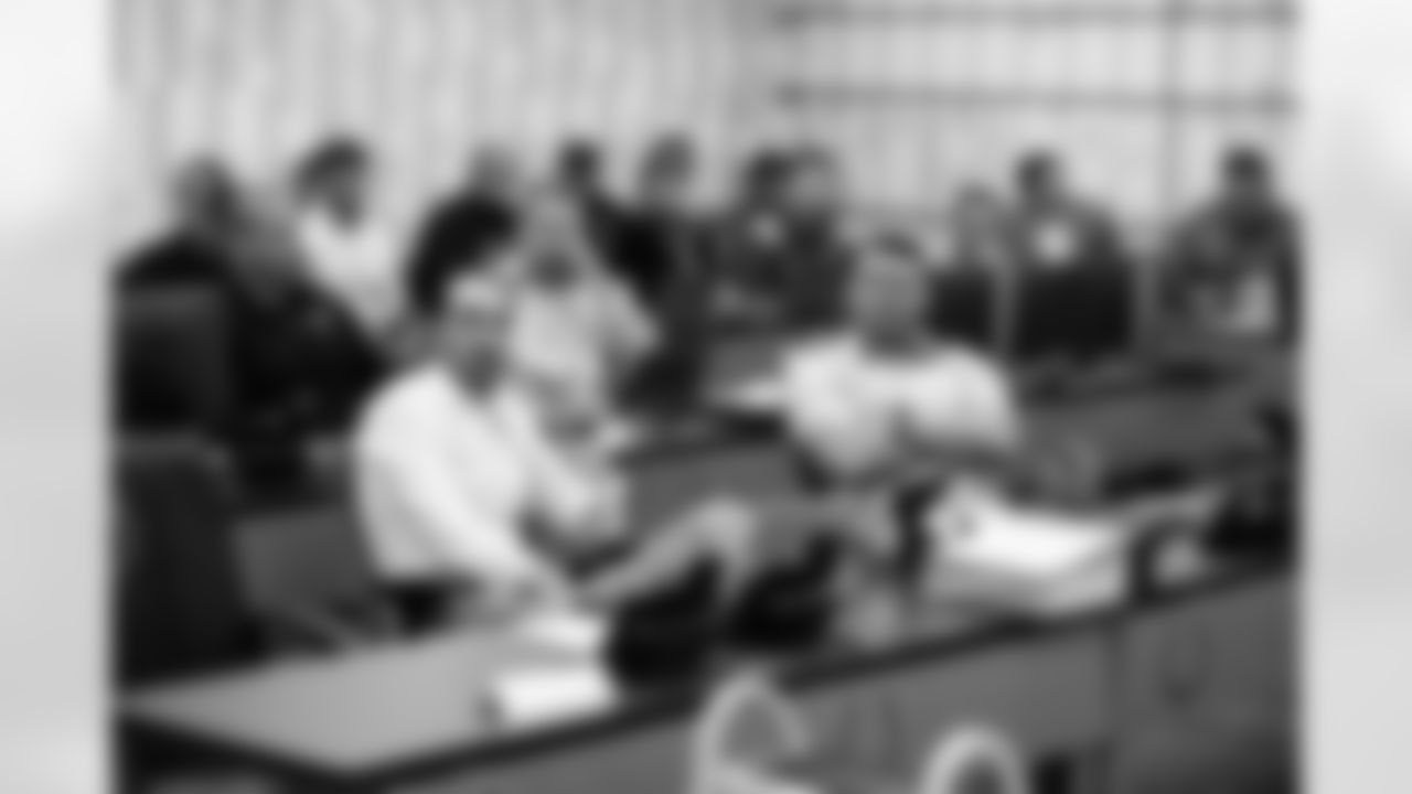 Head Coach Shane Steichen, Chris Ballard General Manager,
An inside look at the Colts War Room during day 3 of the 2023 NFL Draft