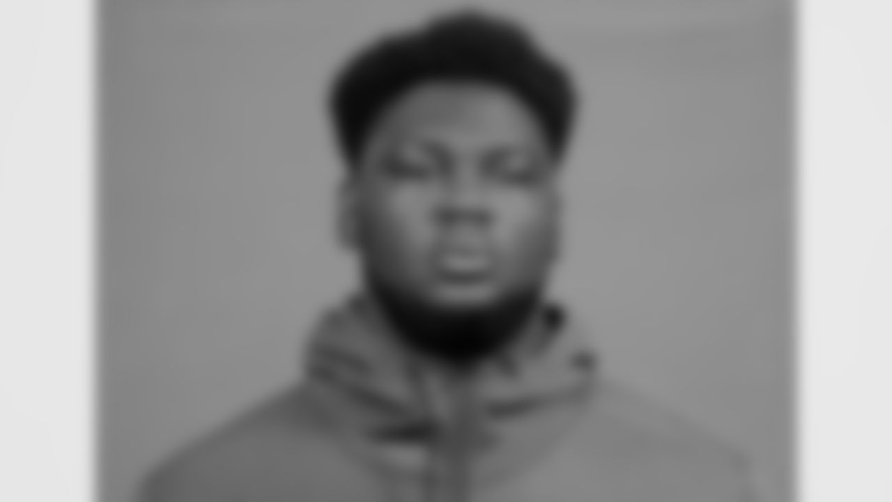 Alabama defensive lineman Byron Young poses for a portrait at the NFL football Combine on Tuesday, Feb. 28, 2023 in Indianapolis. (AJ Mast/AP Images for the NFL)