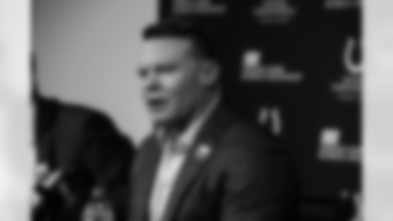 Chris Ballard General Manager, 

Head coach Shane Steichen and general manager Chris Ballard meet with the media following the Colts selecting quarterback Anthony Richardson with the number 4 pick in the 2023 NFL Draft.