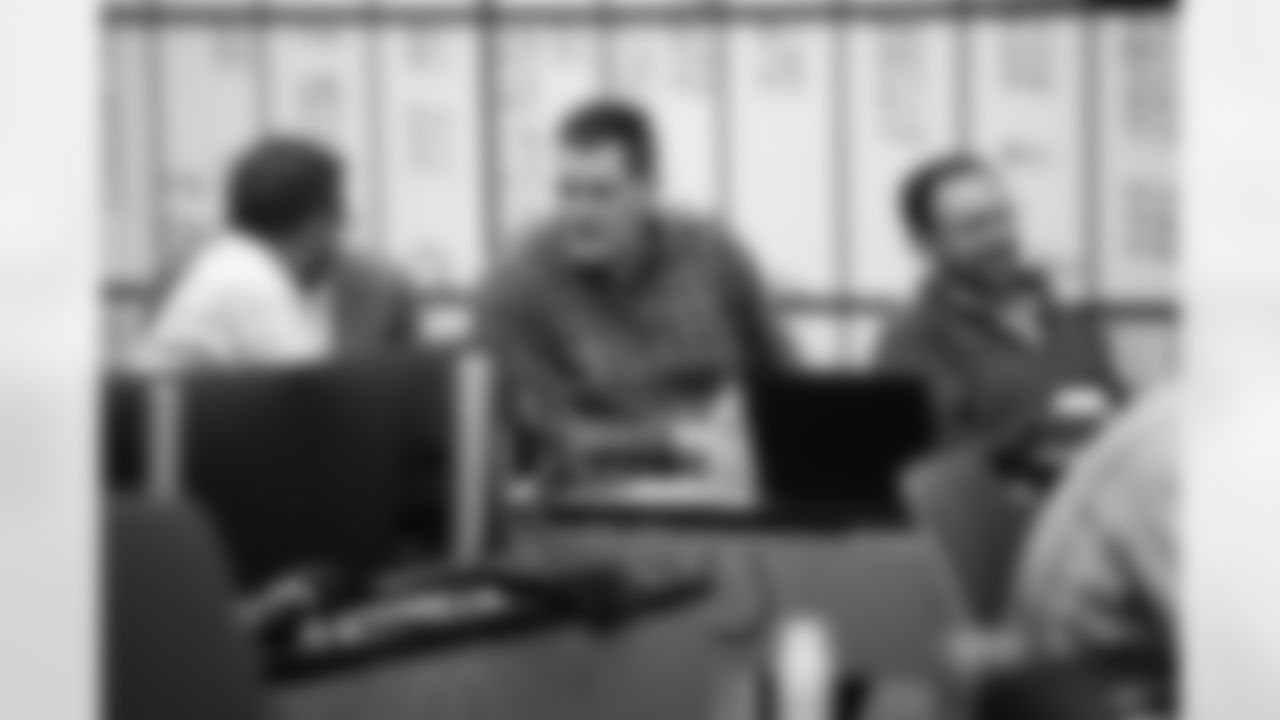 Todd Vasvari Senior Player Personnel Scout, Kevin Rogers Director of Player Personnel,
An inside look at the Colts War Room during day 3 of the 2023 NFL Draft