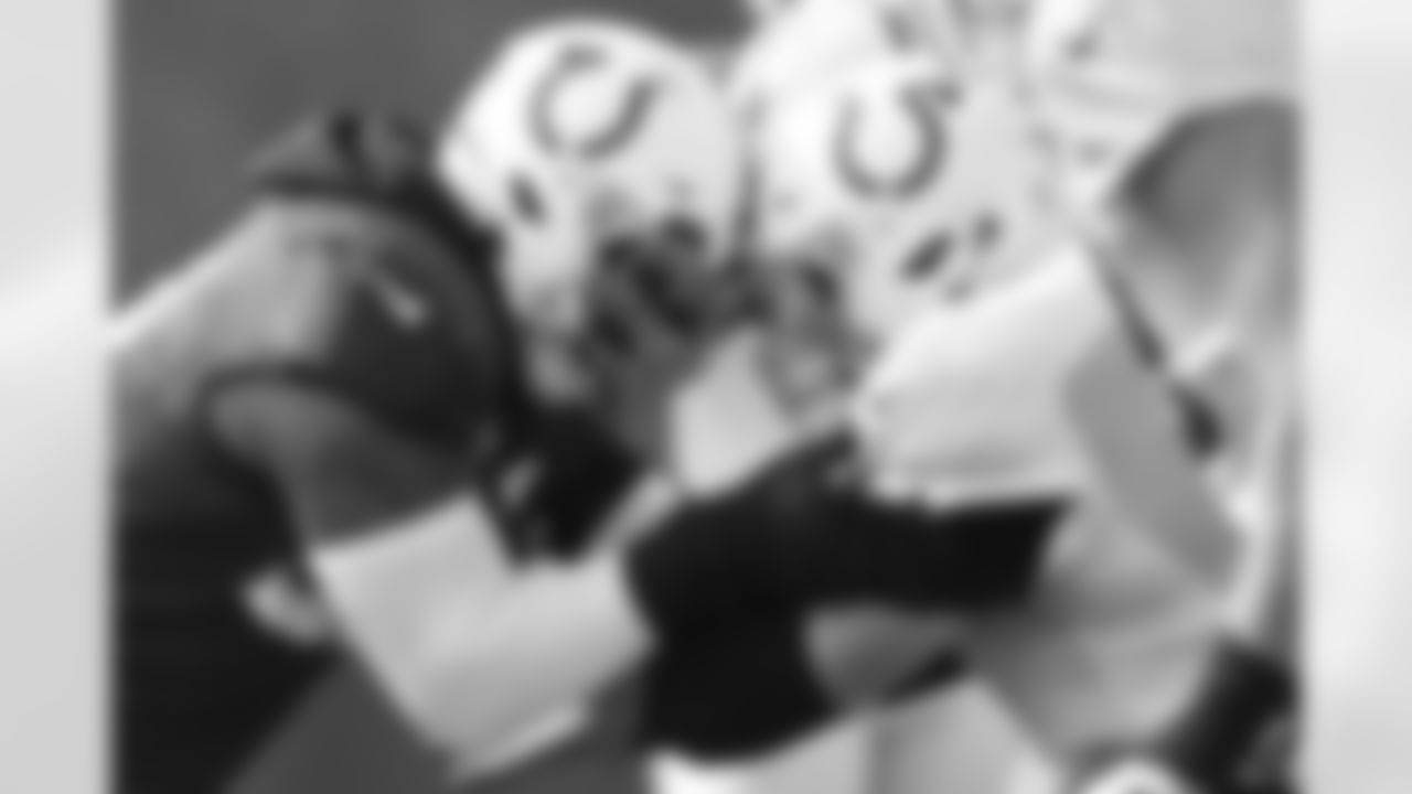 99 DT DeForest Buckner, #56 C/G Quenton Nelson