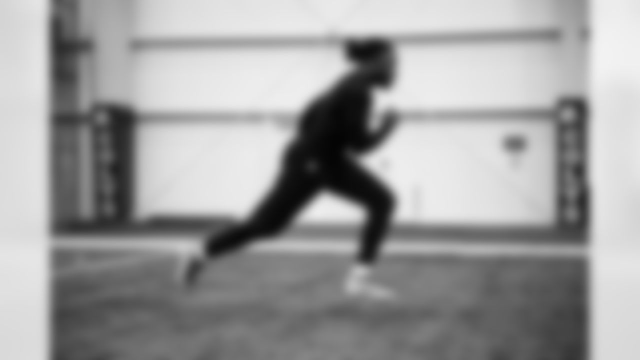 Players workout during Phase I of offseason workouts.
23 CB Kenny Moore II,