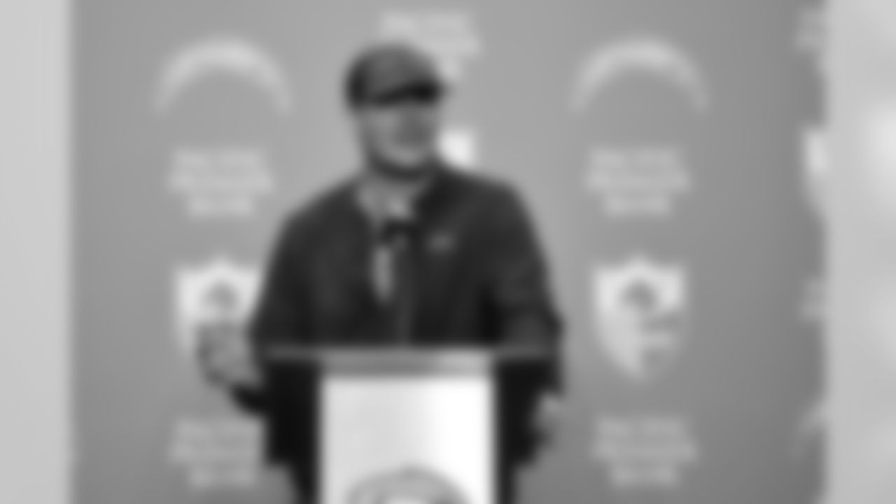 Los Angeles Chargers quarterback Philip Rivers speaks during a news conference after an NFL football game Oakland Raiders Sunday, Dec. 22, 2019, in Carson, Calif. The Raiders won 24-17. (AP Photo/Kelvin Kuo)