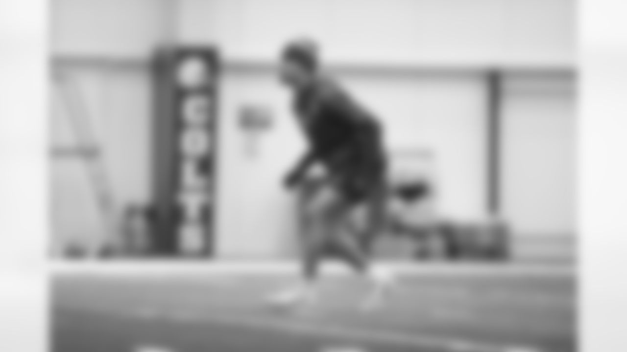 25 CB Rodney Thomas II
Players train during Phase II of offseason workouts.