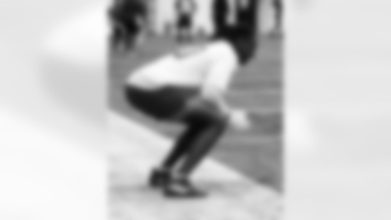 80 TE Jelani Woods,
Players train during Phase II of offseason workouts.