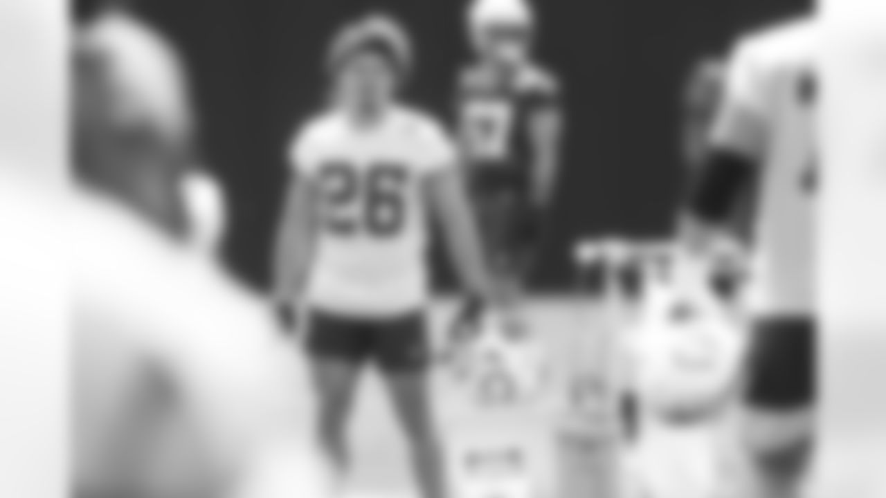 26 RB Evan Hull
Players train during Phase III of offseason workouts.