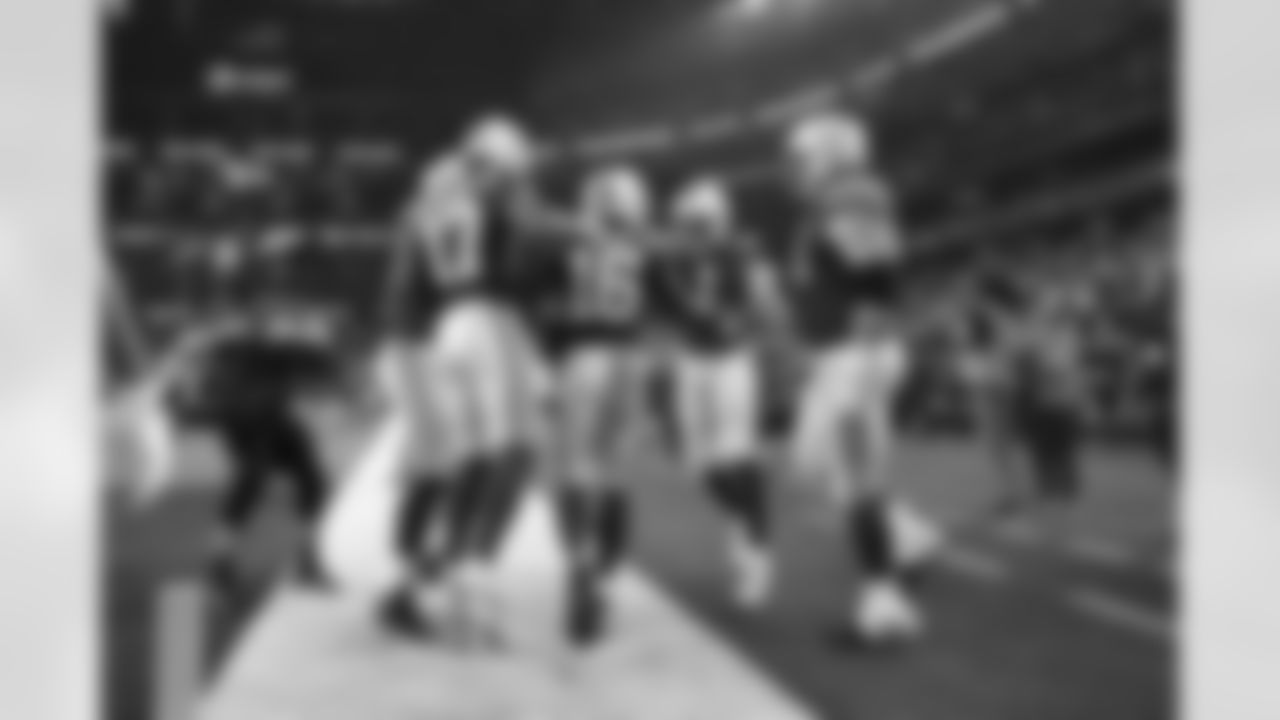 17 WR Mike Strachan, #16 WR Ashton Dulin, #1 WR Parris Campbell, #56 C/G Quenton Nelson