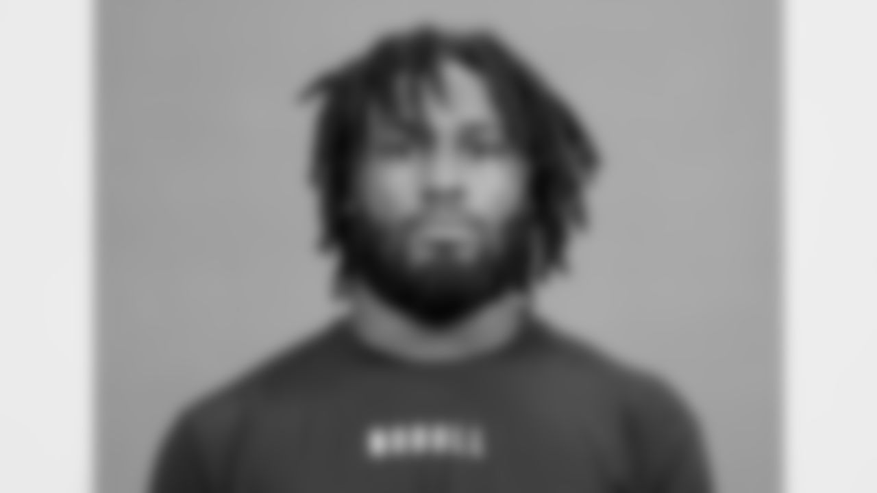 Minnesota running back Mohamed Ibrahim poses for a portrait at the NFL football Combine on Thursday, March 2, 2023 in Indianapolis. (AJ Mast/AP Images for the NFL)