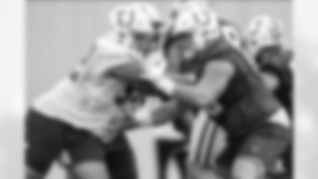 92 DT Kameron Cline; #56 C/G Quenton Nelson