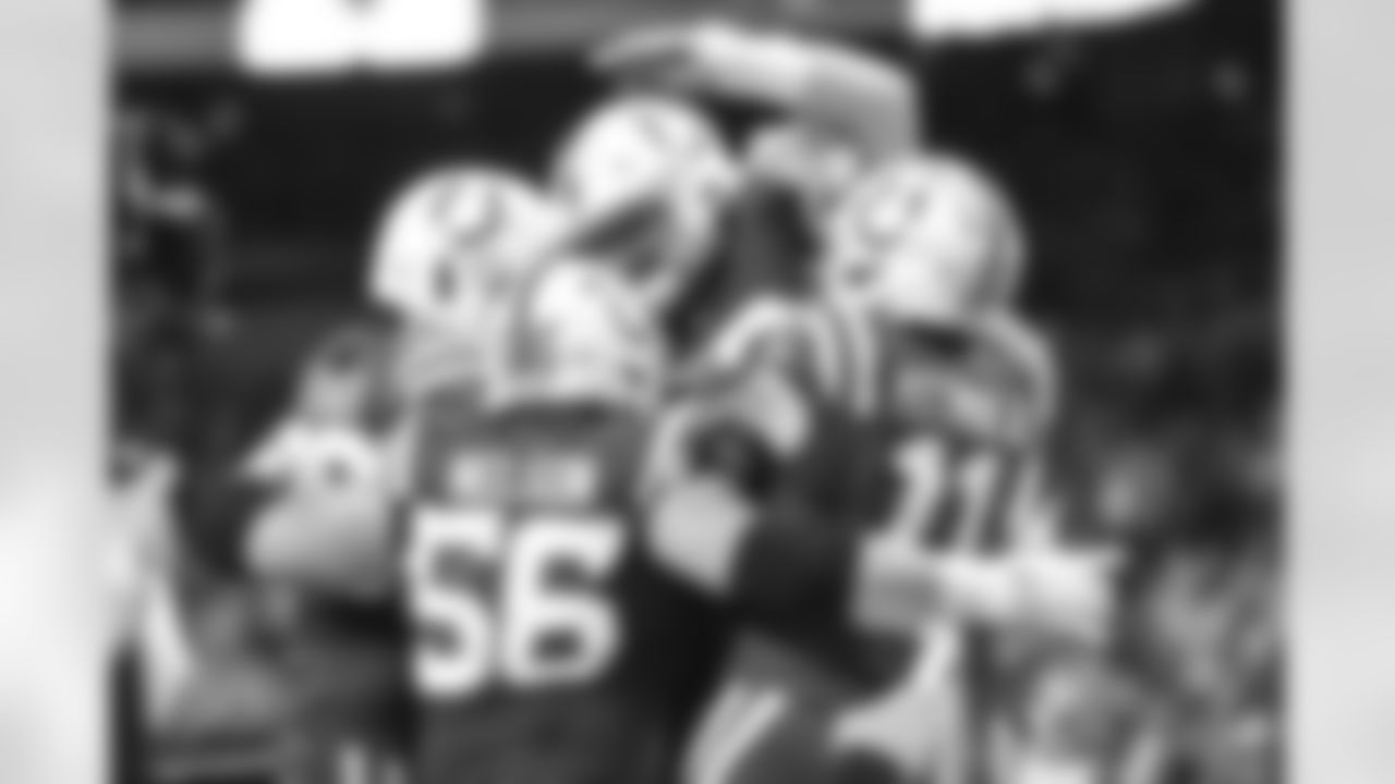 79 OT Eric Fisher, #56 C/G Quenton Nelson, #11 WR Michael Pittman Jr., #63 G Danny Pinter