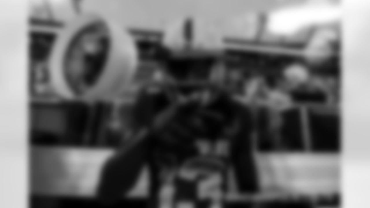 SUBJECTS] seen at [EVENT NAME] at [VENUE] on Thursday, Jan. 11, 2018 in Terre Haute, Ind. (Matt Bowen/AP Images for Macy's)