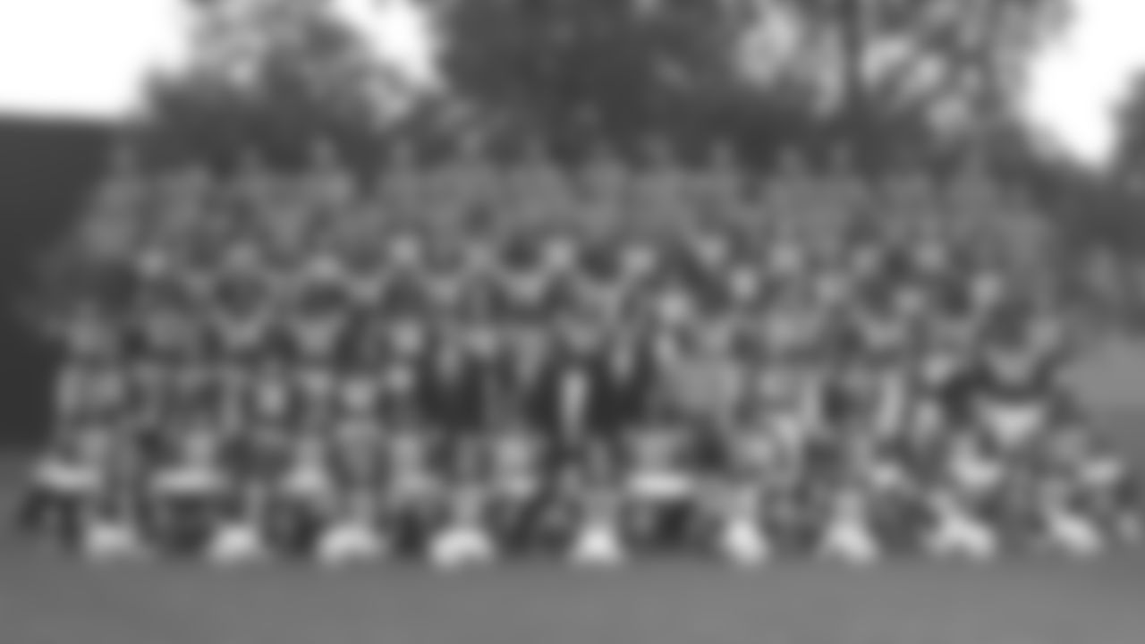 2000 Team Photo
Front Row (L to R) 1-Trevor Insley, 7-Danny Kight, 11-Brad Freeman, 12-Mike Vanderjagt, 13-Kelly Holcomb, 14-Billy Joe Hobert, 15-Isaac Jones, 16-Joey Kent, 17-Hunter Smith
Second Row (L to R) 18-Peyton Manning, 20-Jeff Burris, 21-Mustafah Muhammad, Craig Miller, 26-Tony Blevins, 27-David Macklin, 28-Payton Williams, 29-Jason Belser, 32-Edgerrin James, 33-Abdul-Karim al-Jabbar
Third Row (L to R) 36-Jim Finn, 37-Chad Cota, 38-Tyrone Poole, 42-Rodregis Brooks, Executive Vice President Bob Terpening, President Bill Polian, Owner and CEO Jim Irsay, Head Coach Jim Mora, 43-Kevin McDougal, 47-Billy Austin, 48-Justin Snow, 50-Larry Moore
Fourth Row (L to R) 52-Mike Peterson, 53-Marcus Washington, 54-Phillip Armour, 55-Ratcliff Thomas, 56-Dwight Hollier, 59-Josh Gentry, 61-Rob Renes, 62-Ellis Johnson, 63-Jeff Saturday, 64-Larry Chester, 65-Brandon Miller, 69-Ben Gilbert
Fifth Row (L to R) 71-Josh Tucker, 73-Adam Meadows, 74-Waverly Jackson, 76-Steve McKinney, 78-Tarik Glenn, 79-Bernard Holsey, 80-Terrence Wilkins, 81-Marcus Pollard, 83-Josh Keur, 84-E.G. Green, 85-Ken Dilger
Sixth Row (L to R) 86-Jerome Pathon, 87-Chad Plummer, 88-Marvin Harrison, 90-Mark Thomas, 91-Chukie Nwokorie, 92-Chad Bratzke, 94-Rob Morris, 95-Bernard Whittington, 96-Josh Williams, 97-Cornelius Bennett, 99-Brad Scioli
Seventh Row (L to R) Dom Anile, Dr. Stacey Conrad, Hunter Smith, Dave Walston, Dr. Doug Robertson, Dr. Arthur Rettig, Dr. Tom Klootwyk, Dr. Gary Misamore, Dave Hammer, Michael Zunk, Marty Heckscher, John Starliper, Clyde Powers, Steve Champlin, Troy Bigelow, Jon Scott, Mike Mays, Sean Sullivan
Eighth Row (L to R) Kevin Spencer, Gene Huey, Tony Marciano, Tom Moore, Howard Mudd, Bruce Arians, Todd Grantham, Jay Norvell, George Catavolos, John Pagano, Mike Murphy, Vic Fangio, Rich Howell, Jon Torine