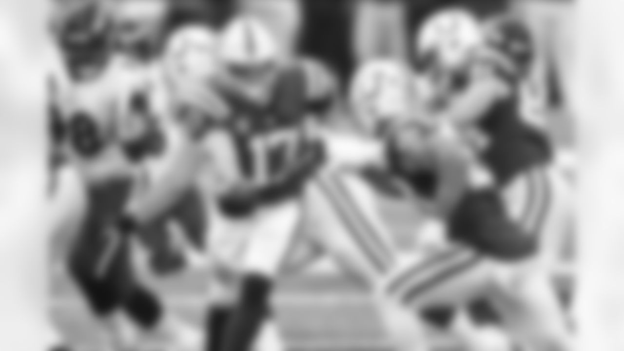 17 QB Philip Rivers, #20 RB Jordan Wilkins