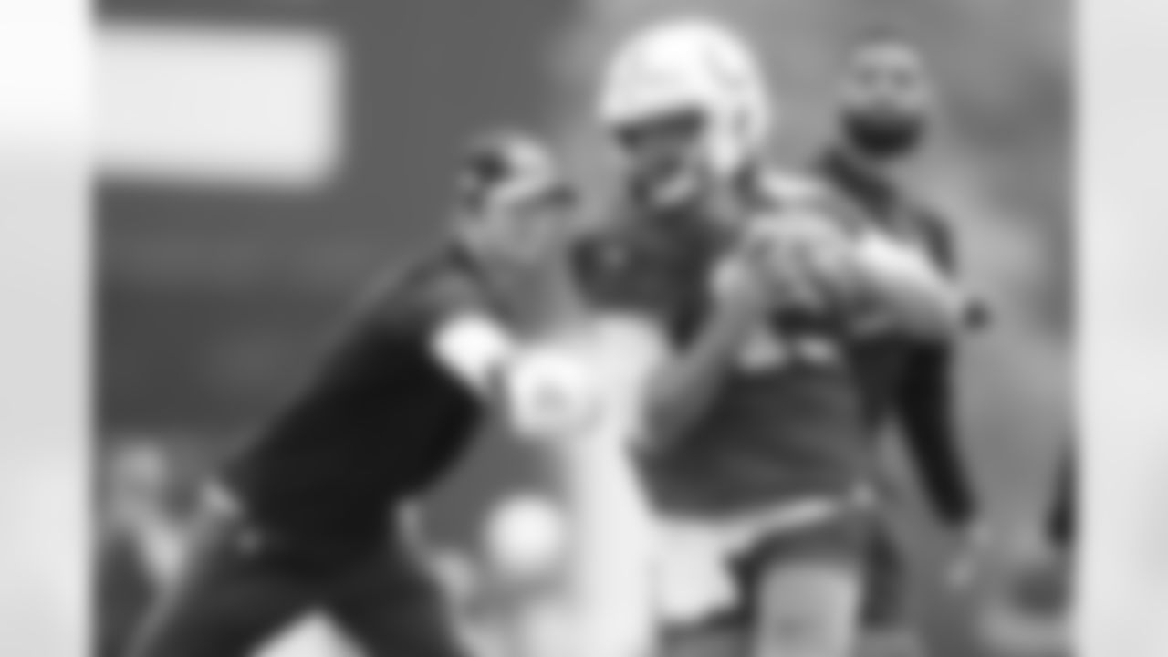 4 QB Sam Ehlinger
Players train during Phase III OTAs of offseason workouts.