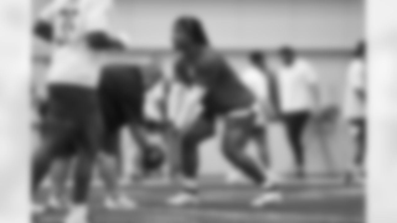 5 QB Anthony Richardson
Players train during Phase II of offseason workouts.