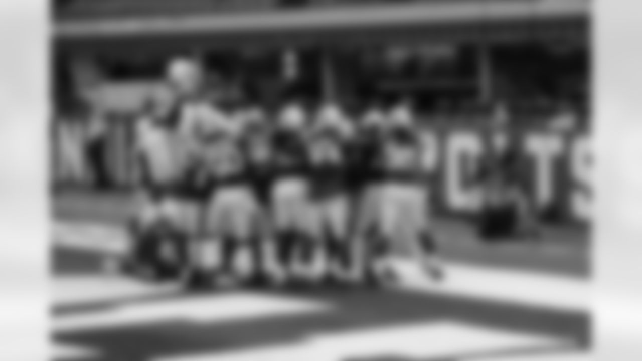 99 DT DeForest Buckner, #37 S Khari Willis, #50 DE Justin Houston, #35 CB Tremon Smith, #32 S Julian Blackmon, #44 LB Zaire Franklin, #30 S George Odum, #58 LB Bobby Okereke