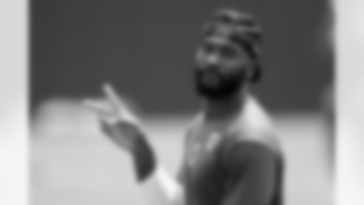 53 LB Shaquille Leonard,
Players train during Phase III OTAs of offseason workouts.