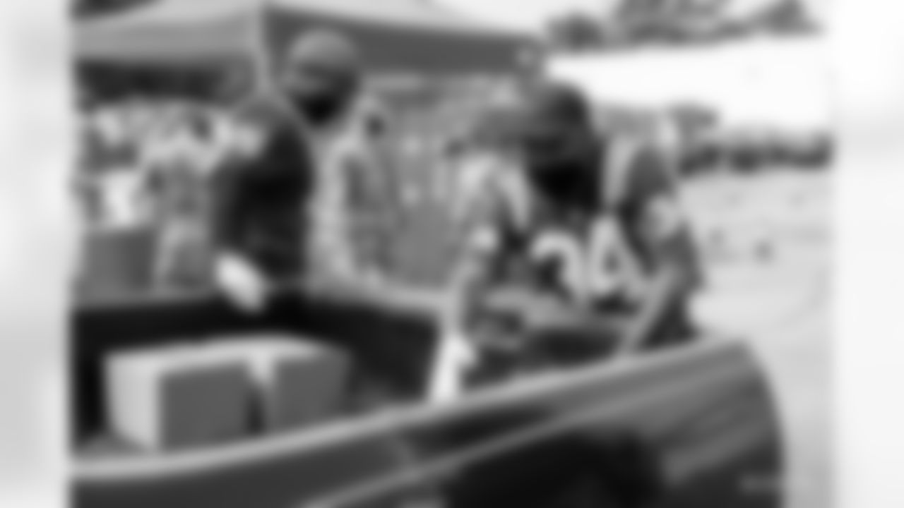 76 DT Taylor Stallworth, #34 CB Isaiah Rodgers