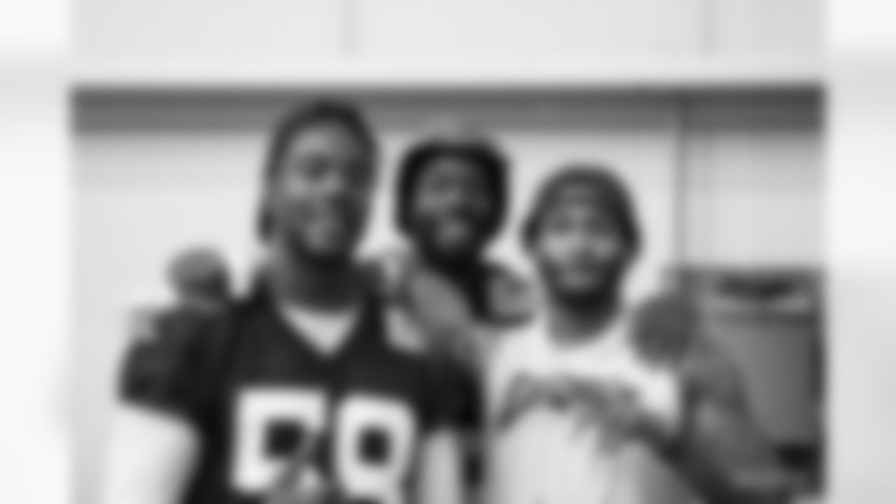 58 LB Bobby Okereke, #32 S Julian Blackmon, #52 DE Ben Banogu