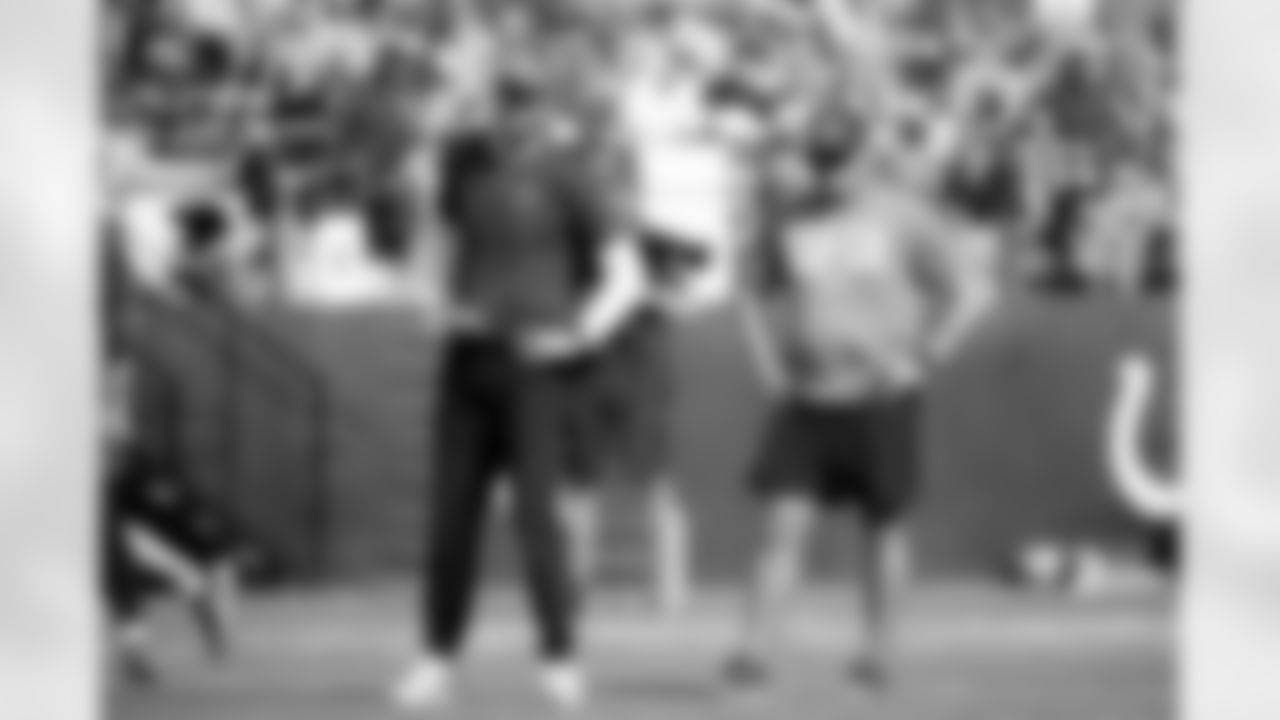 Head Coach Shane Steichen , Chris Ballard General Manager,
2023 Colts Training Camp - Grand Park