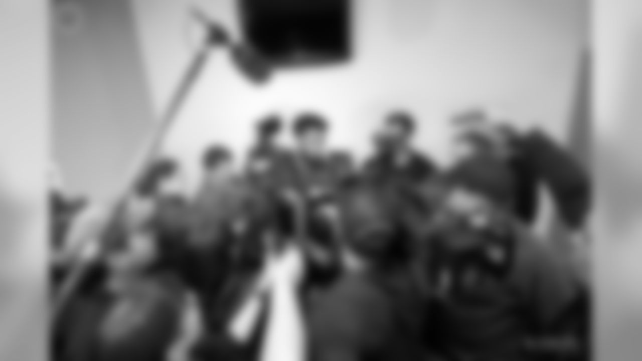 Here is a fun behind the scenes look at the first time the rookies spoke with the media.