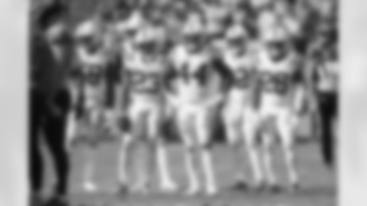 58 LB Bobby Okereke, #45 LB E.J. Speed, #23 CB Kenny Moore II, #44 LB Zaire Franklin, #32 S Julian Blackmon, #26 S Rodney McLeod Jr.