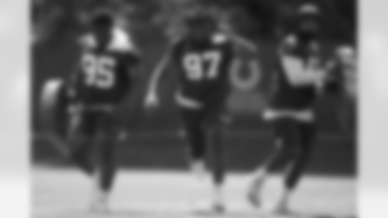 95 DT Chris Williams, #97 DT Curtis Brooks, #96 DT R.J. McIntosh