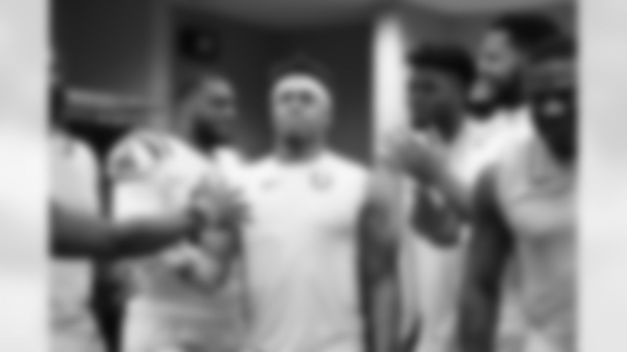90 DT Grover Stewart, #28 RB Jonathan Taylor, #66 DT Chris Williams, #54 DE Dayo Odeyingbo
