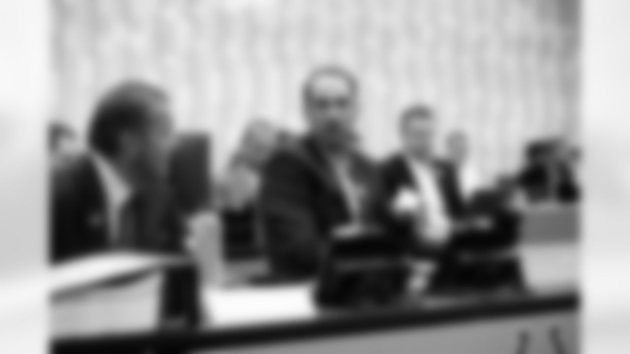 James Irsay Owner and CEO, Jim Irsay Owner and CEO, Head Coach Shane Steichen,
An inside look at the Colts staff inside the War Room during round two and three of the 2023 NFL Draft.