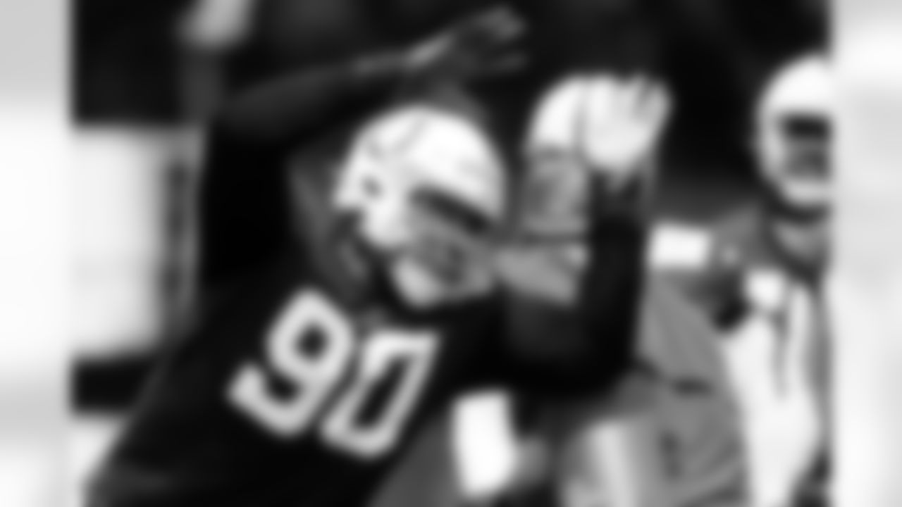 90 DT Grover Stewart
Players train during Phase III OTAs of offseason workouts.