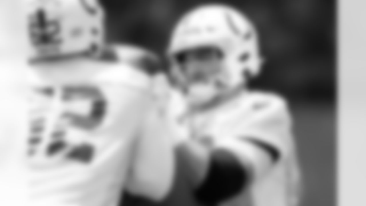 56 C/G Quenton Nelson
Players train during Phase III OTAs of offseason workouts.