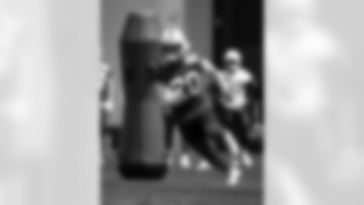 20 S Nick Cross,
Players train during OTAs of offseason workouts.