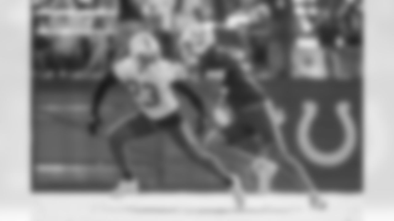 23 CB Kenny Moore II , 11 WR Michael Pittman Jr.
2023 Colts Training Camp - Grand Park