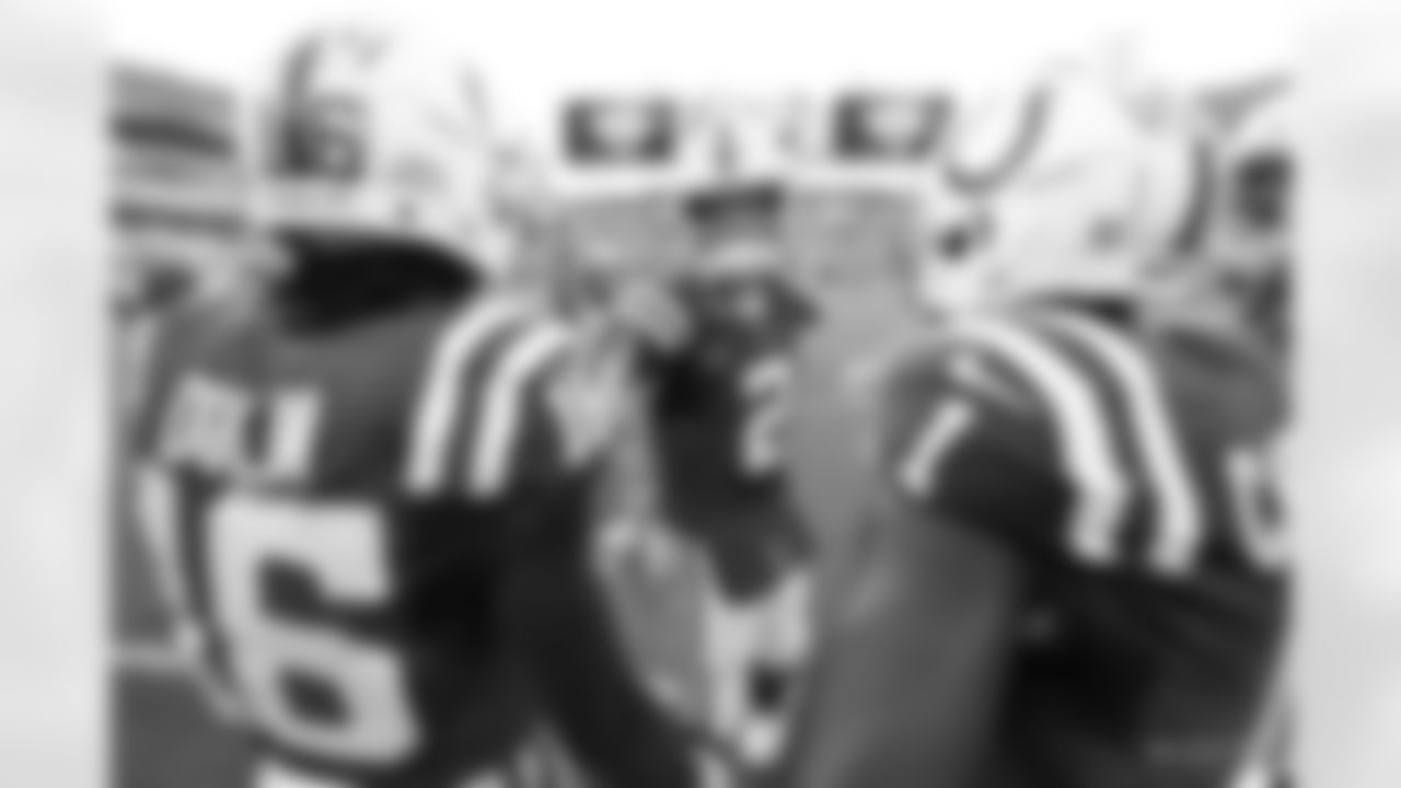 16 WR Ashton Dulin, #2 QB Matt Ryan, #1 WR Parris Campbell