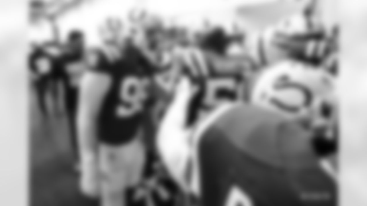 99 DT DeForest Buckner, #50 DE Justin Houston